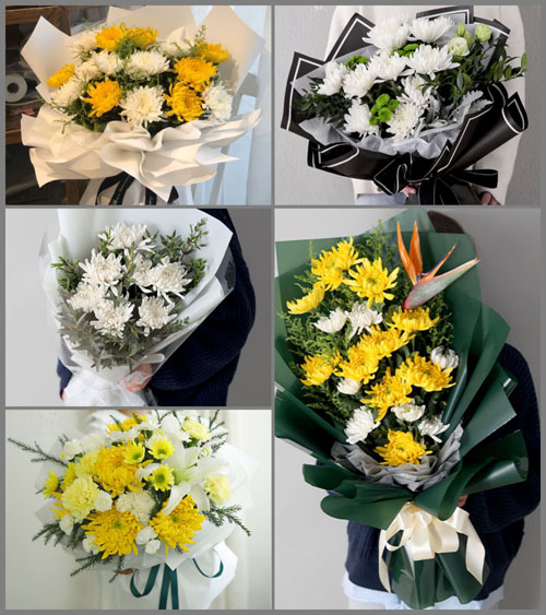 河南南阳邓州市张村镇贾桥村白事花束代送